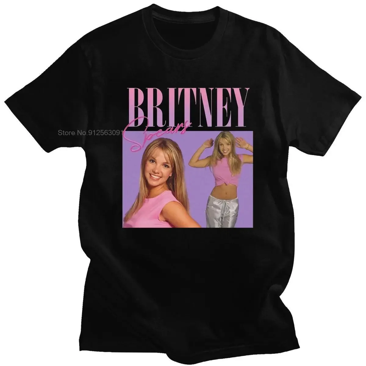 

New Style Britney Spears Beautiful Photo Print Popular Funny T-Shirt Casual Daily Comfortable Tee O-neck Streetwears