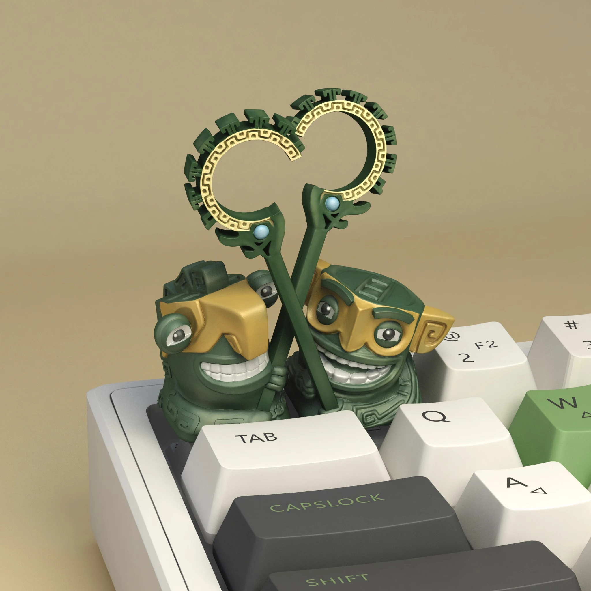 

Колпачки для клавиш в стиле аниме Nezha 2, очаровательный зверь, креативный ремесленный колпачок для ключей, полимерные колпачки для клавиш, механическая клавиатура, колпачки для клавиш на заказ, подарки для геймеров