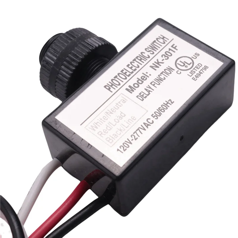 

2X переключатель фотоэлемента NK-301F 120-277 В датчик от суката до рассвета фотоэлектрический переключатель света датчик фотоэлемента переключатель освещения-B51B