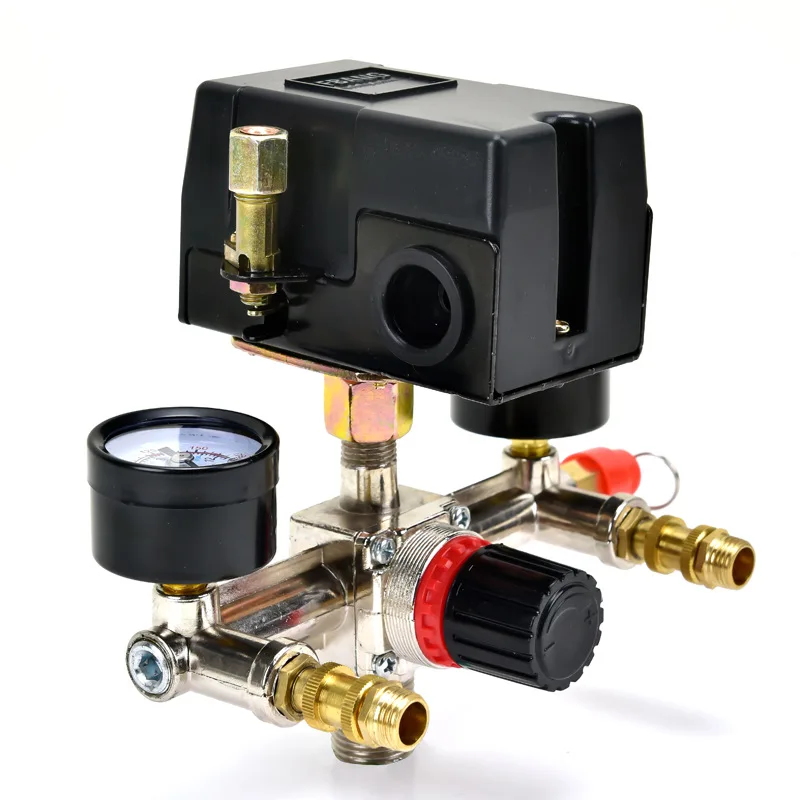 ضاغط الهواء مفتاح ضغط تحكم باما الجمعية مضخة الهواء مجموعة التبديل الأفقي