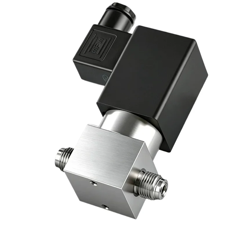 For High Vacuum Solenoid Valve 316L Stainless Steel, Negative Pressure Normally Closed Solenoid Globe Valve