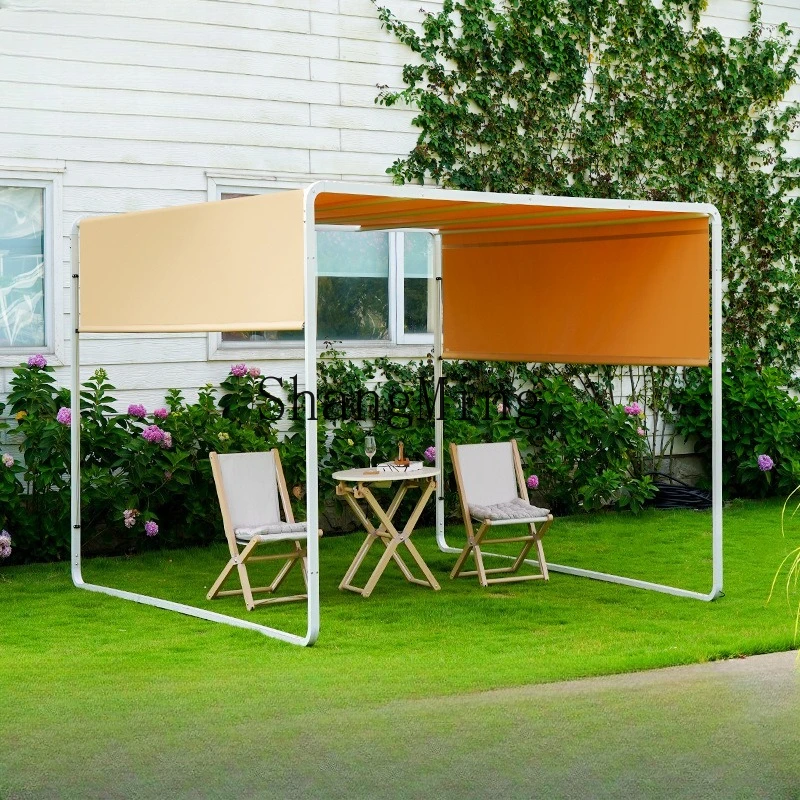 

SM aluminum alloy outdoor awning outdoor pavilion canopy rural modern courtyard pavilion