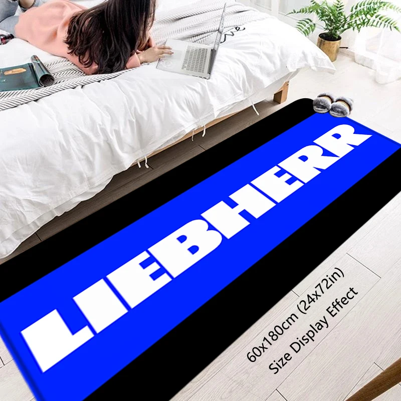 Floor Foot Rugs Liebherr Bedside Carpet Doormat Car Boot Mat Bathroom Rug Kitchen Hallway Non-slip mat Living Room Home Decor