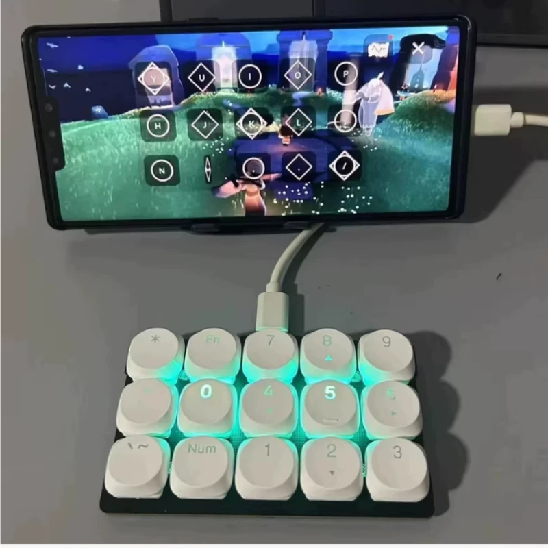 

15/20-keys gaming keyboards customization aluminum fixed PCB aluminum bottom structure hot swappable for mechanical keyboard