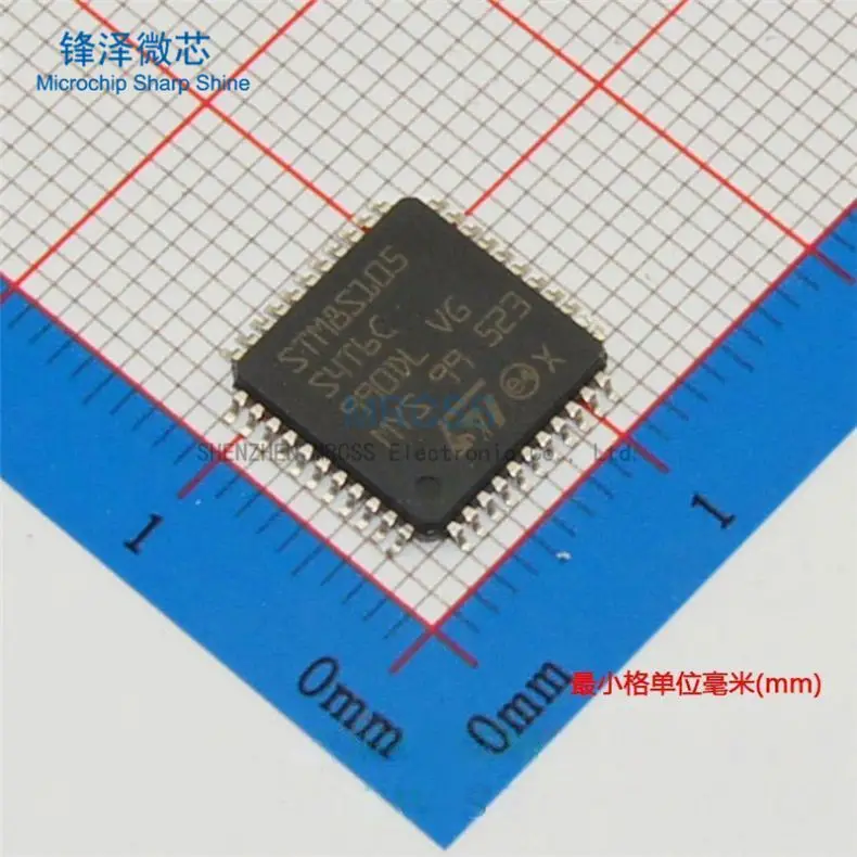 MCU 8-Bit STM8S STM8 CISC 16KB Flash 3.3V/5V 44-Pin LQFP T/R-Băng Và Máy STM8S105S4T6C
