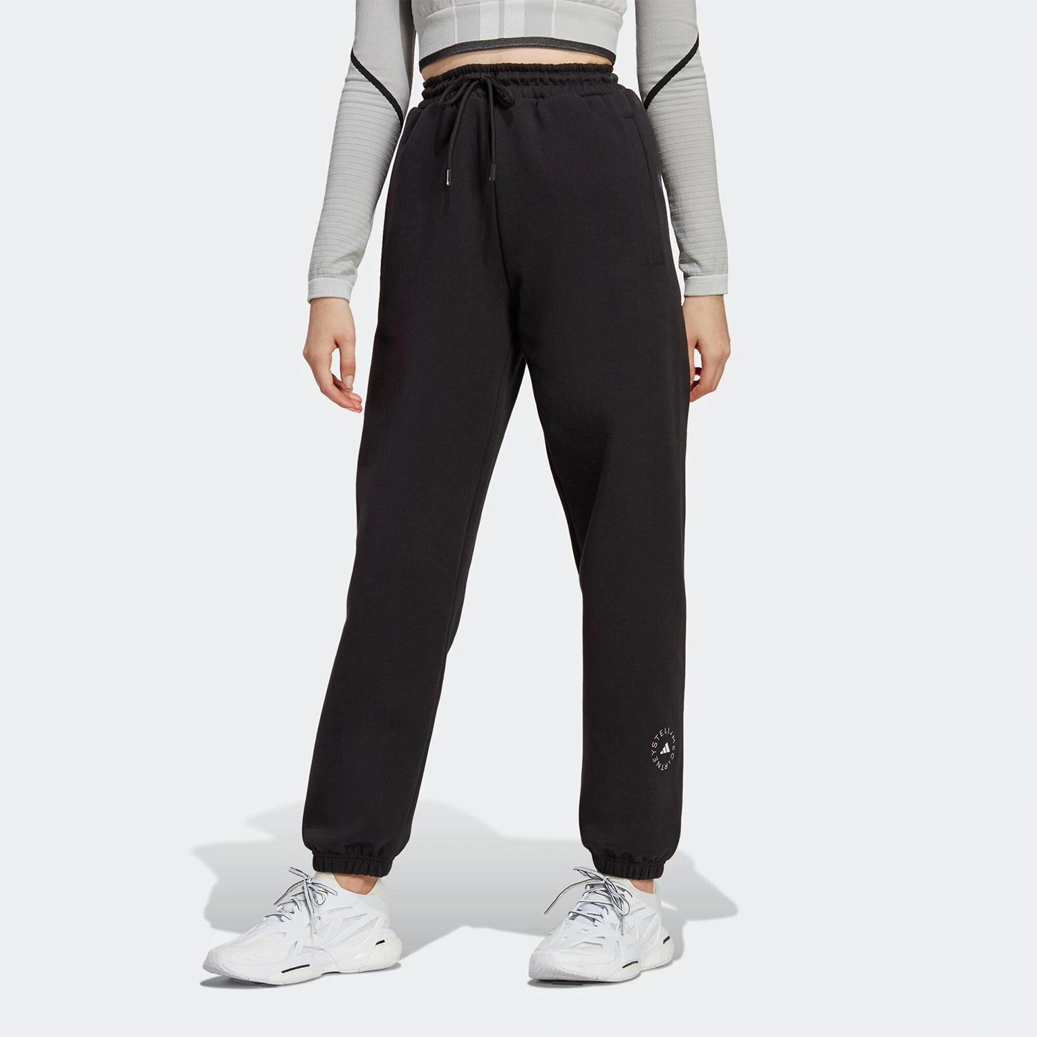 

Adidas genuine SWEATPANT women's SMC ankle cinching loose sports pants HR2208
