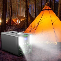 220V/3000W Large Capacity Mobile Power Station Outdoor Mobile Power Lifepo4 Battery Emergency Backup Energy Storage Power Supply