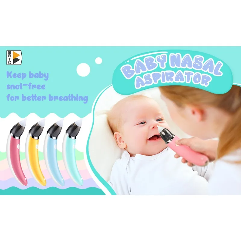 Baby Nasal Aspirator Automatic Nasal Aspirator Electric Baby Nose Cleaner Remove Nose Mucus Rechargeable Portable Mucus Remover