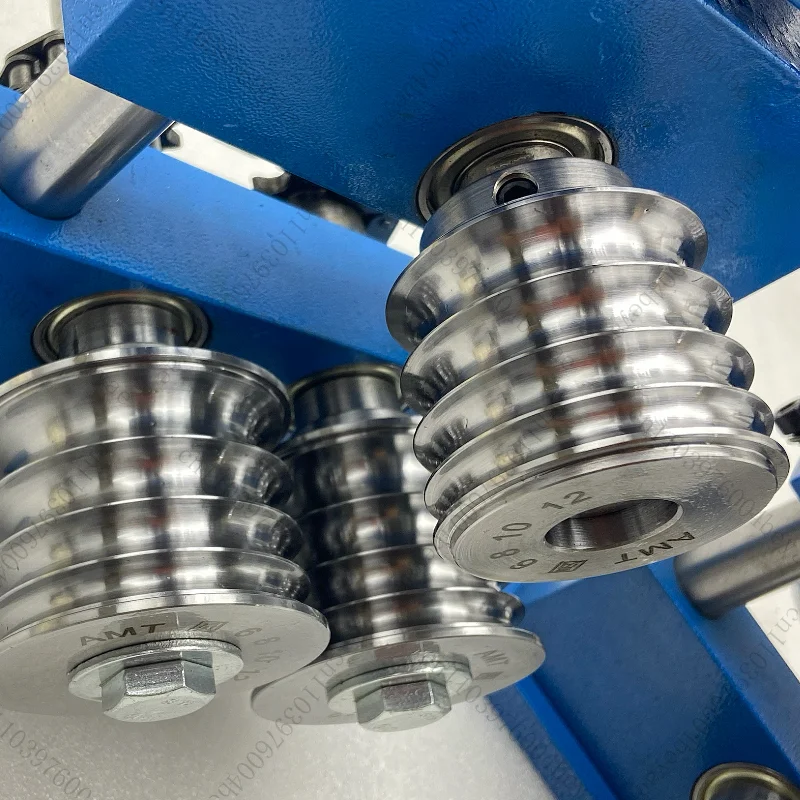 Hand crank labor-saving gold and silver bracelet shaping machine jewelry bracelet welding port repair press bending roll