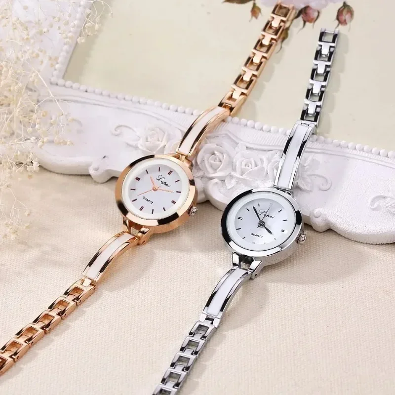 2024 New Fashion Simple High-end Niche Personality Business Women Korean Version of The Student Women\'s Quartz Watch