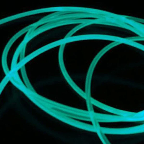 Plastic Glow Optical Fiber Cables Excellent Toughness with Durable Material Suitable for Lighting Decoration