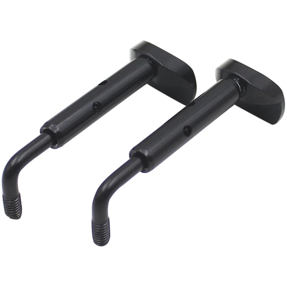 

2 Pcs Accessories Holder Pieces Half Sections Metal 3/4 Violin Chin Rest Screws