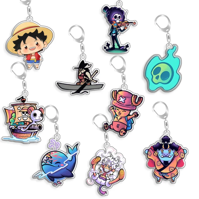 

Брелок-подвеска для рюкзака OP OPTCG Card Crocus Thousand Sunny, подарок для фанатов аниме и игр, украшение из переработанного акрила, редкая карточная игрушка