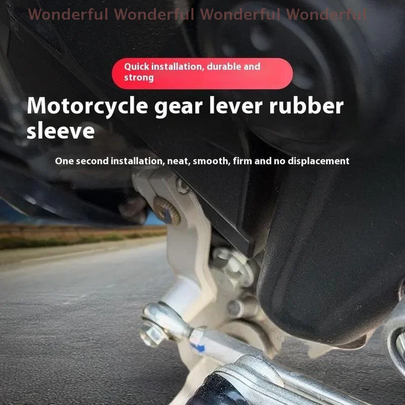 

Self-Cinching Silicone Motorcycle Gear Shift Cases, 1/2PCS; Anti-Theft Riding Boot Cover Protection.