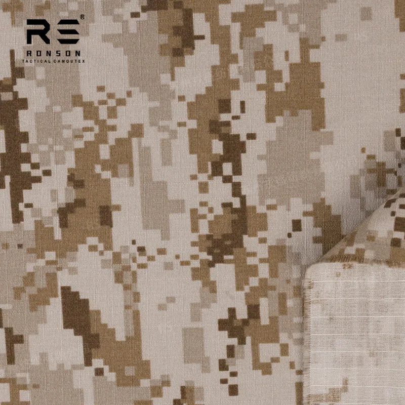 Heißer Verkauf 50 % Nylon 50 % Baumwolle Ripstop-Stoff MARPAT Desert NYCO5050 taktischer Stoff für einheitliche auf Lager