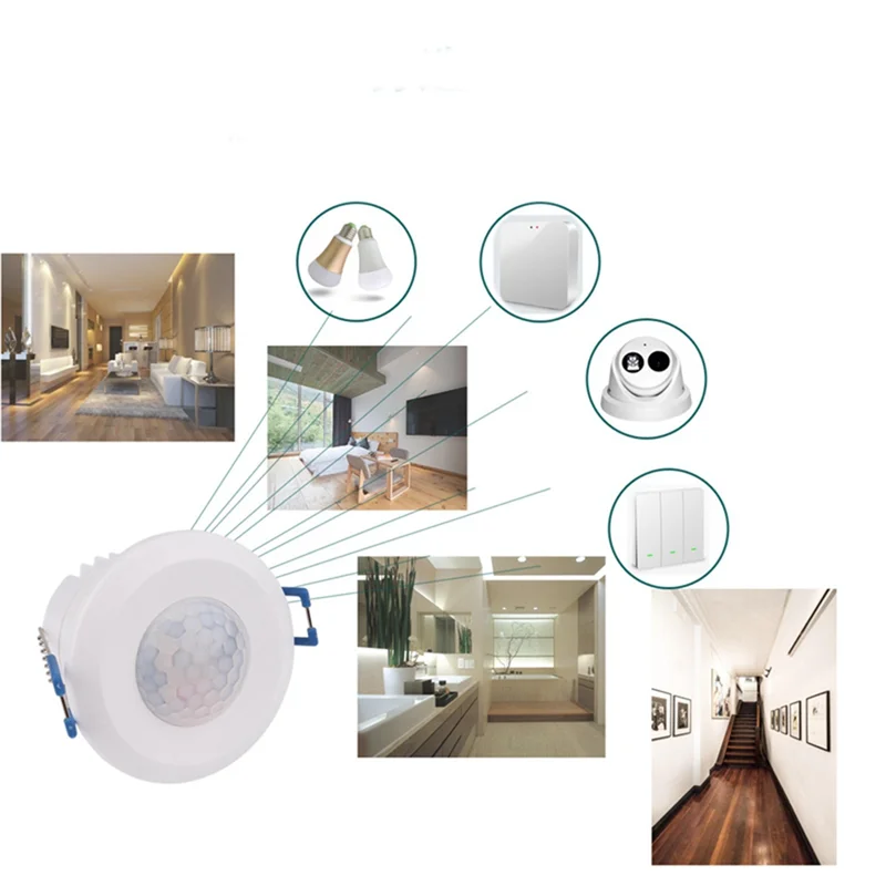 Sensor Portátil Graffiti Sensor Zigbee Inteligente Potente Detector Infrarrojo 220V