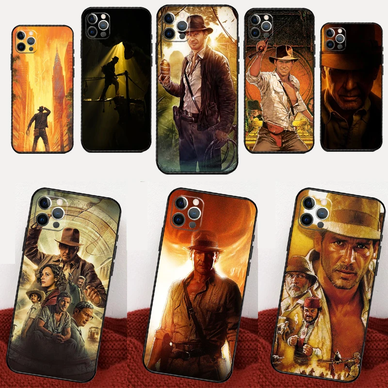 Indiana Jones 5 Phone Case For iPhone 16 15 13 11 12 14 Pro Max Mini XR X XS Max 6S Plus Cover