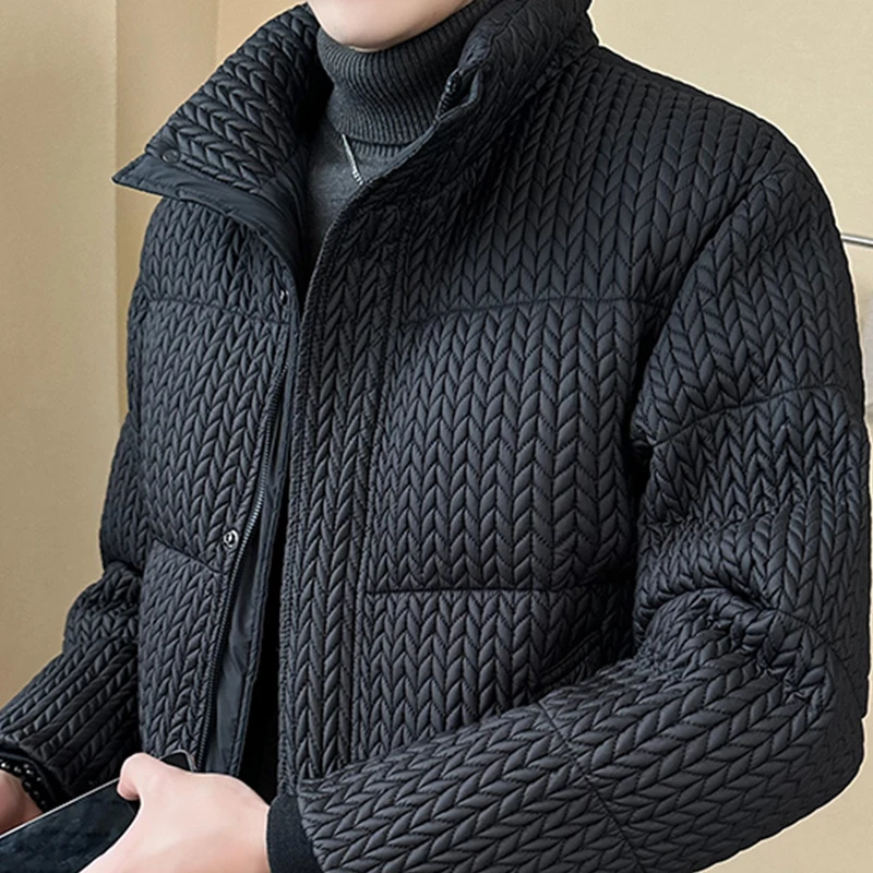 

2023 Winter New Thickened Warm (White Duck down) down Jacket Men's Fashion Casual Short Coat Designer Style Overcoat 4XL-M