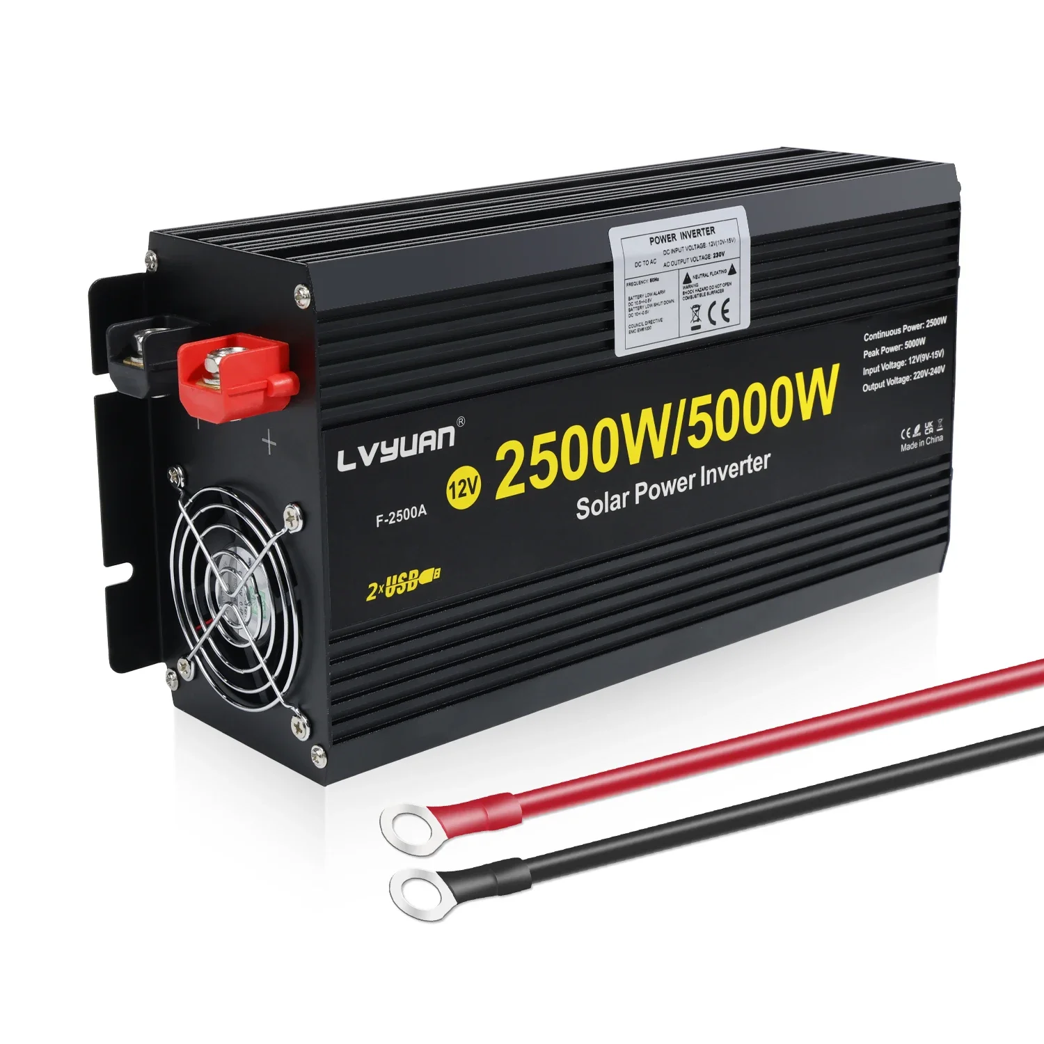 for2500W 5000W DC 12V 24V to AC 110V 220VAC solar off grid power inverter