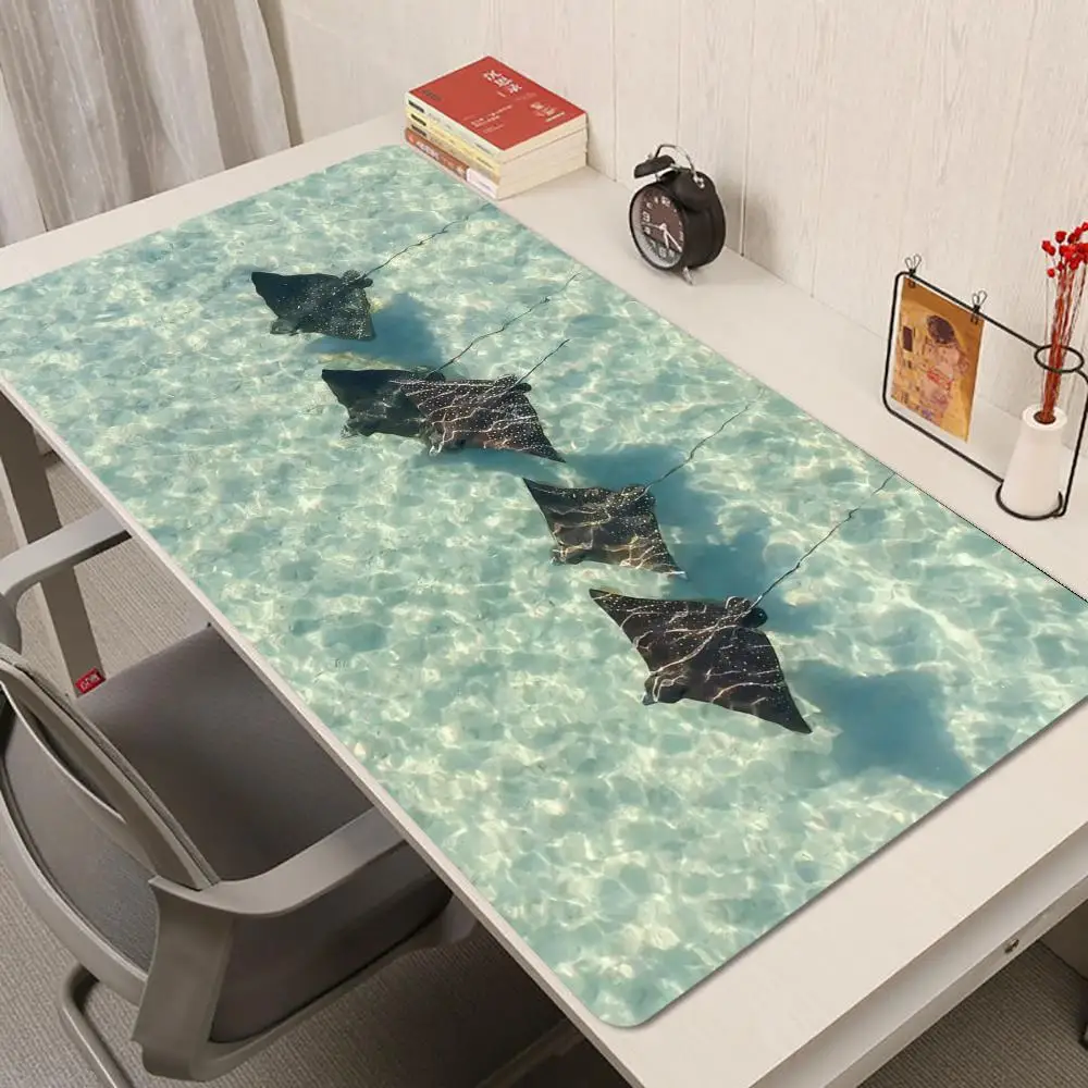 

Stingrays Aerial Mouse Pad Multi-Size non-slip Gaming mouse pad Gamer E-Sports Mouse Mat Game Mechanical Keyboard XXL Desk Mat