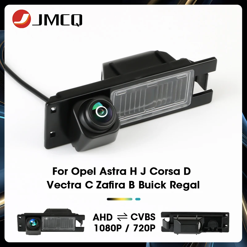 Cámara de visión trasera AHD CVBS, lente ojo de pez 1080P, 170 °, Full HD, para Opel Astra H J Corsa D Vectra C Zafira B Buick Regal