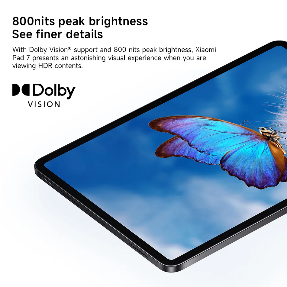 Global Version Xiaomi Pad 7 Snapdragon 7+ Gen 3 Xiaomi HyperOS 2 11.2" 3.2K 144Hz Dispaly 8850mAh Battery 45W Turbo Charging
