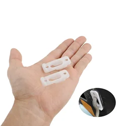 2Pcs White Plastic Rod Holder Car Hood Support Button Car Clip Decor For Corsa Celta Prisma Astra Auto Hood Support Accessories