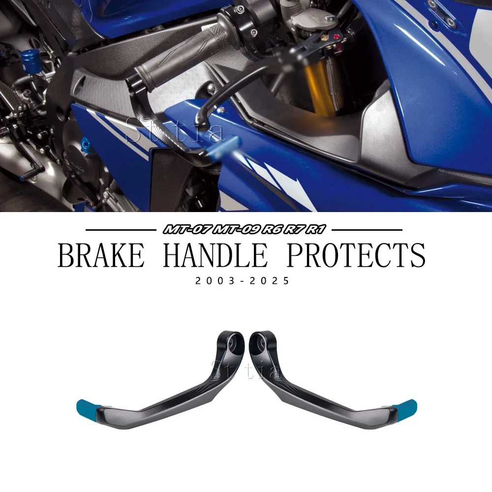 

MT-07 MT-09 Brake Handle Protects For Yamaha MT07 MT09 YZF-R6 R7 R1 2003-2025 Motorcycle CNC Hand Brake Clutch Levers Guard
