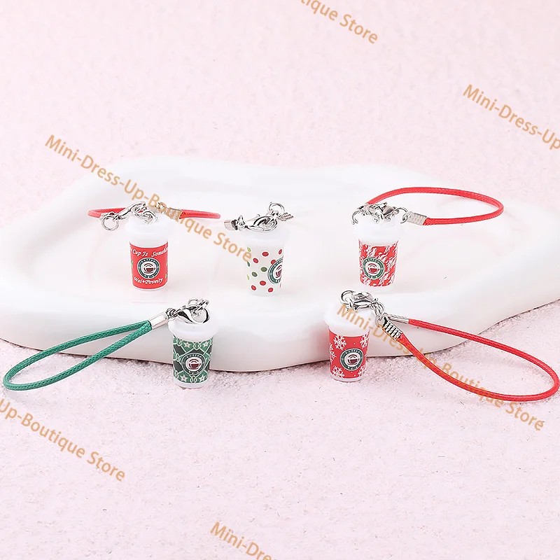 

15-17cm Labubu Mini Milk Tea Cup Charm - Cute Plush Doll Pendant, Kawaii Drinkware Accessory & Gift for V1 V2 V3 Fashion Dolls