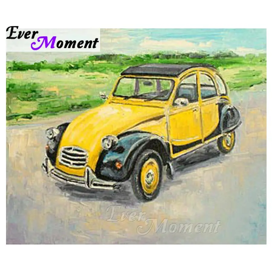 

Car Cross Stitch 5D Ever Moment Diamond Painting DIY Full Square Round Stones Home Decorations Diamond Embroidery ASF1308