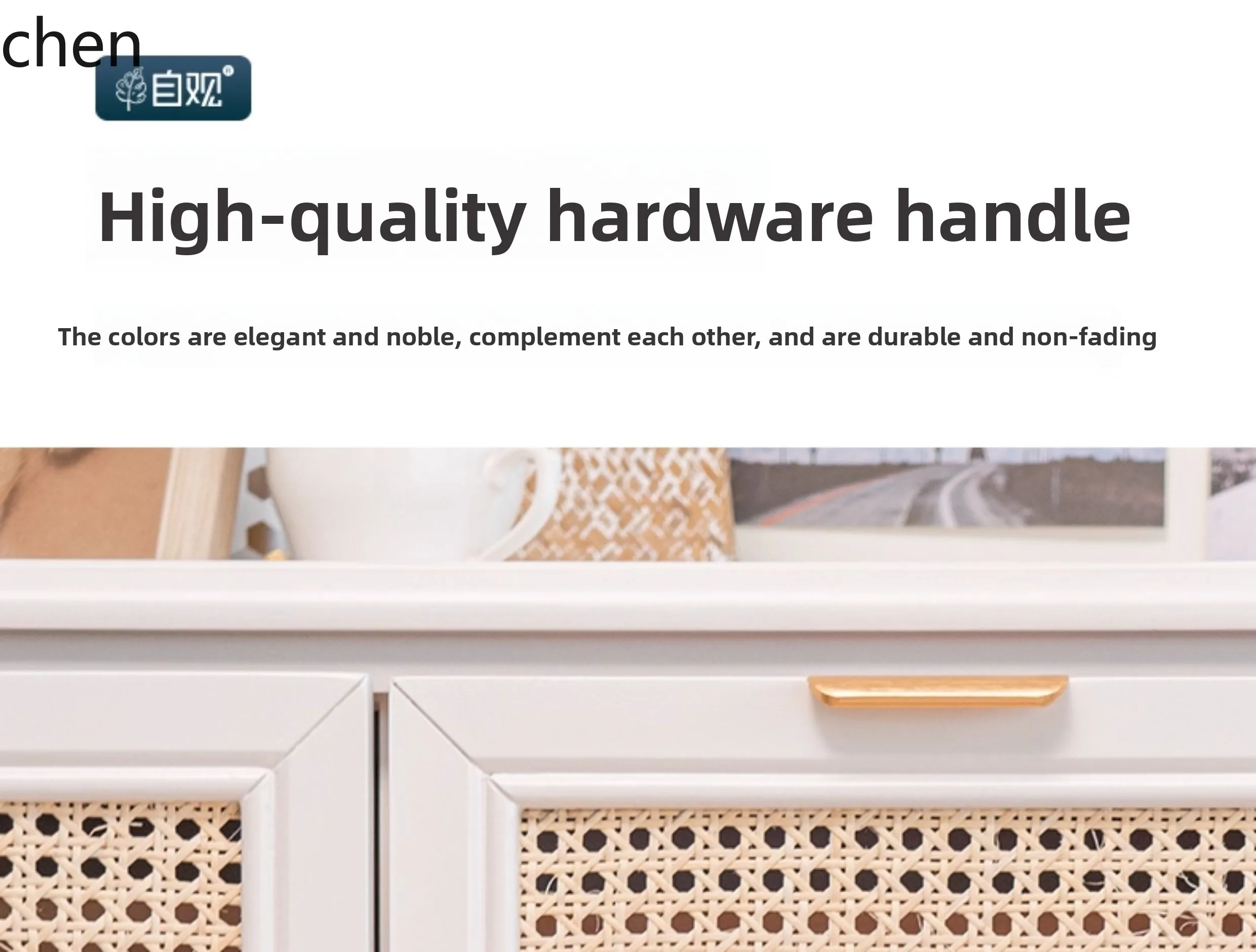 HXL Chest of Drawers Solid Wood Natural Rattan Bedroom Drawer Wardrobe Furniture