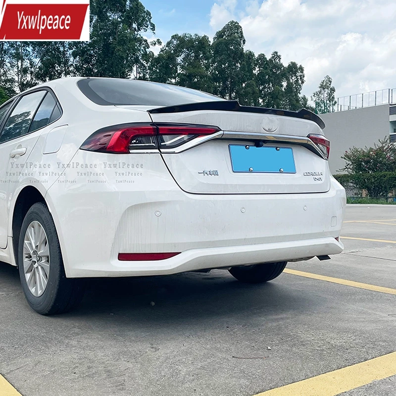 

For Toyota Corolla 2019 2020 2021 2022 2023 Spoiler ABS Material Rear Trunk Rear Lip Wing Car Accessories