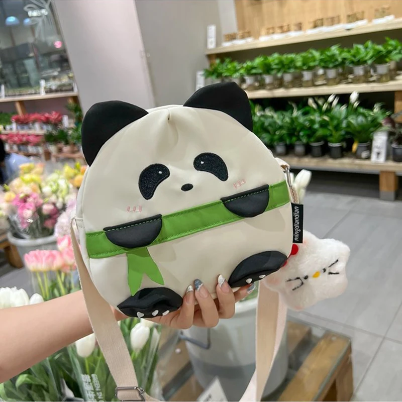 

Richme Kawaii Panda Mini Bolso Mujer Casual Patchwork Nylon Crossbody Shoulder Bags Women Individuality Funny Bolsas Femininas