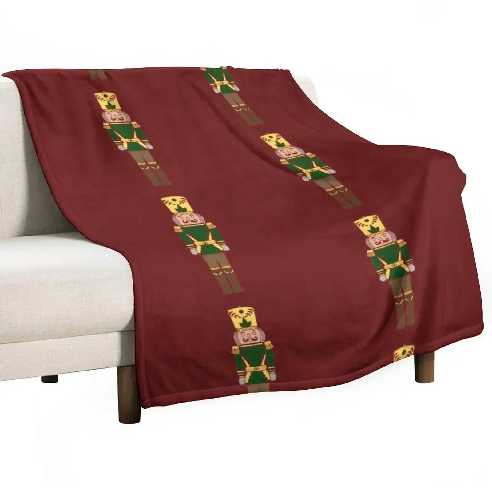 Lead Soldier Throw Blanket Luxury Designer Plaid on the sofa Blankets