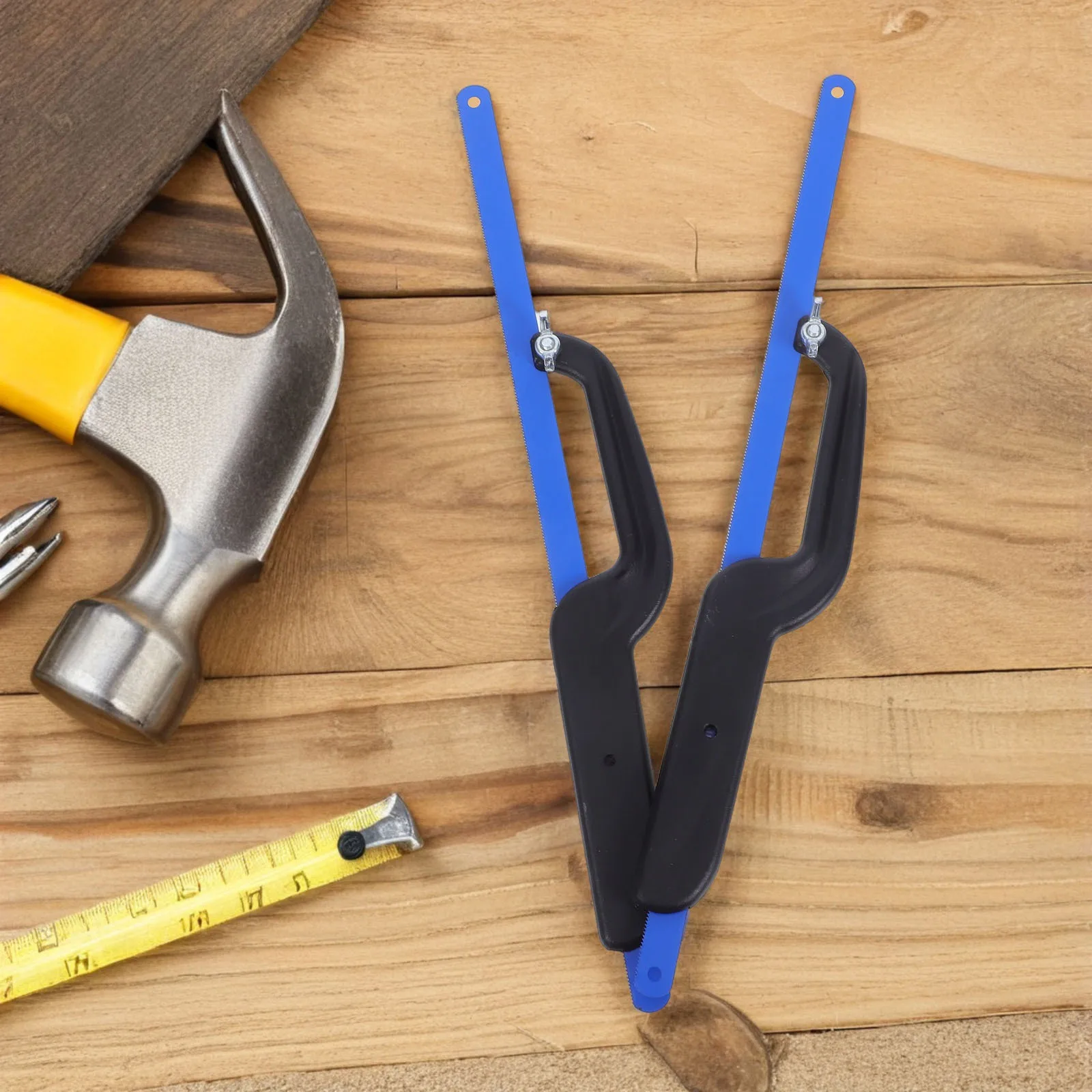 

2Pcs Mini Woodworking Saw Plastic Handle Hand Saw Sharp Teeth Small Wood Cutting Tool DIY Gardening Home Improvement