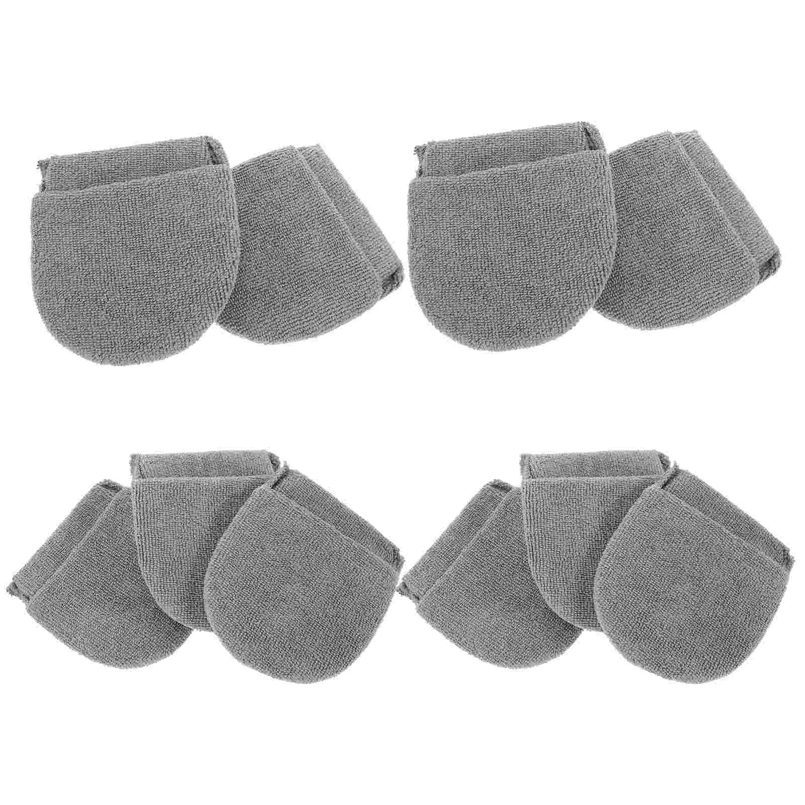 

10 Pcs Waxed Finger Cots Waxing Sponge Pads Buffing Car Buffer Polishing for Kit Suite