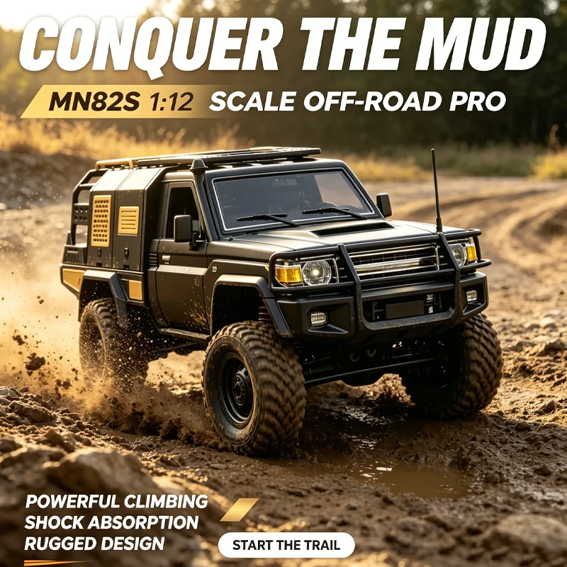 Rc Hobby World - 1/12 MN82S 4WD RC Crawler Car