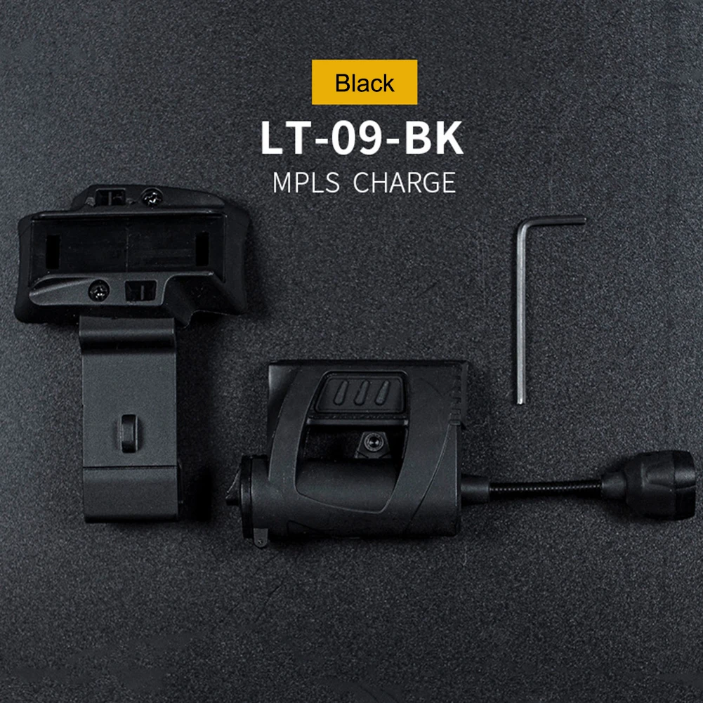 

Фонарь для шлема MPLS CHARGE, 3 режима, нейлоновый, энергосберегающий, мощный, для охоты, кемпинга, страйкбола
