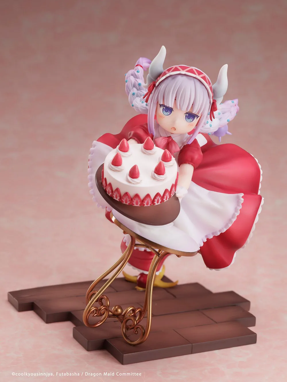 Original APEX-TOYS Miss Kobayashi's Dragon Maid Kanna Kamui figure 1/7 Caf é maid Anime Action Figure Collection Model Toy