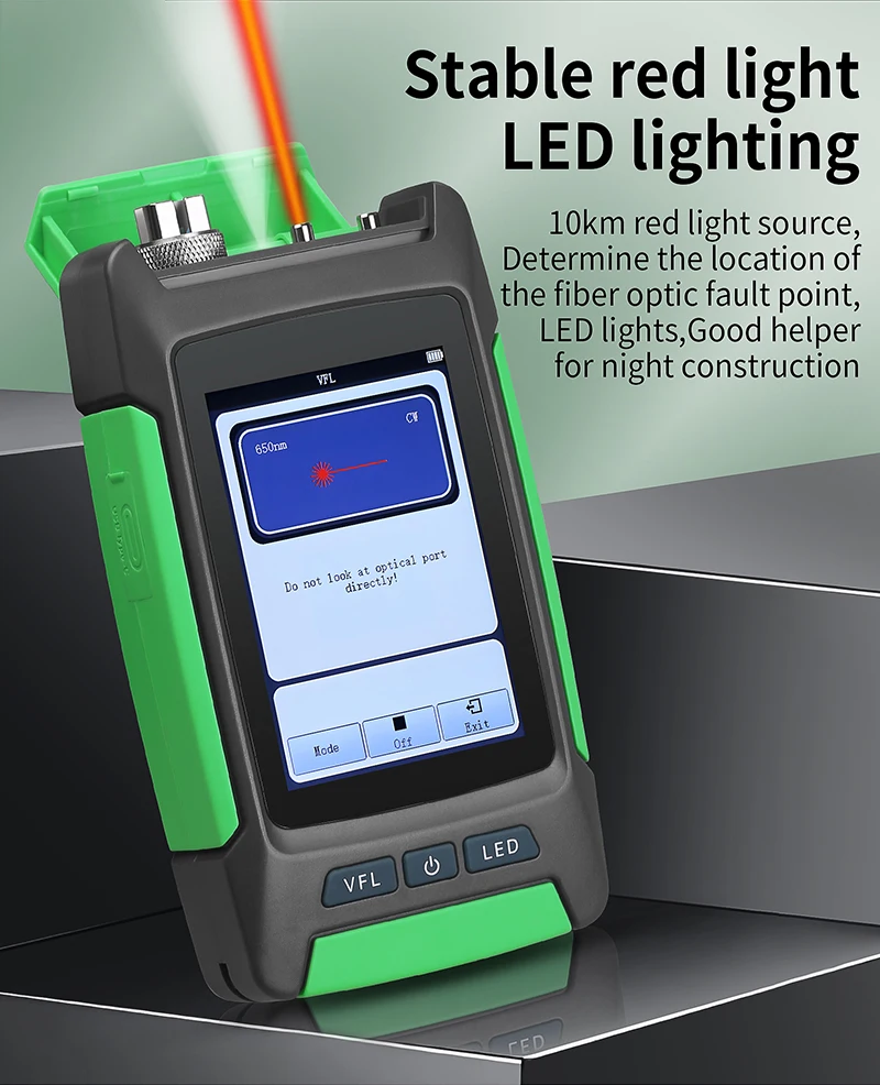 AUA-68 OTDR 80KM Fiber Optic Cable Tester Optical Fiber Loss Testing Tool 1310/1