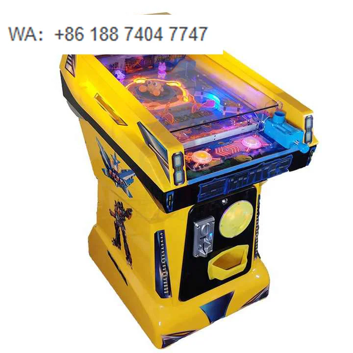 High Quality Kids Coin Operated Games Marble Shooting Virtual Mini Pinball Machine for Sale