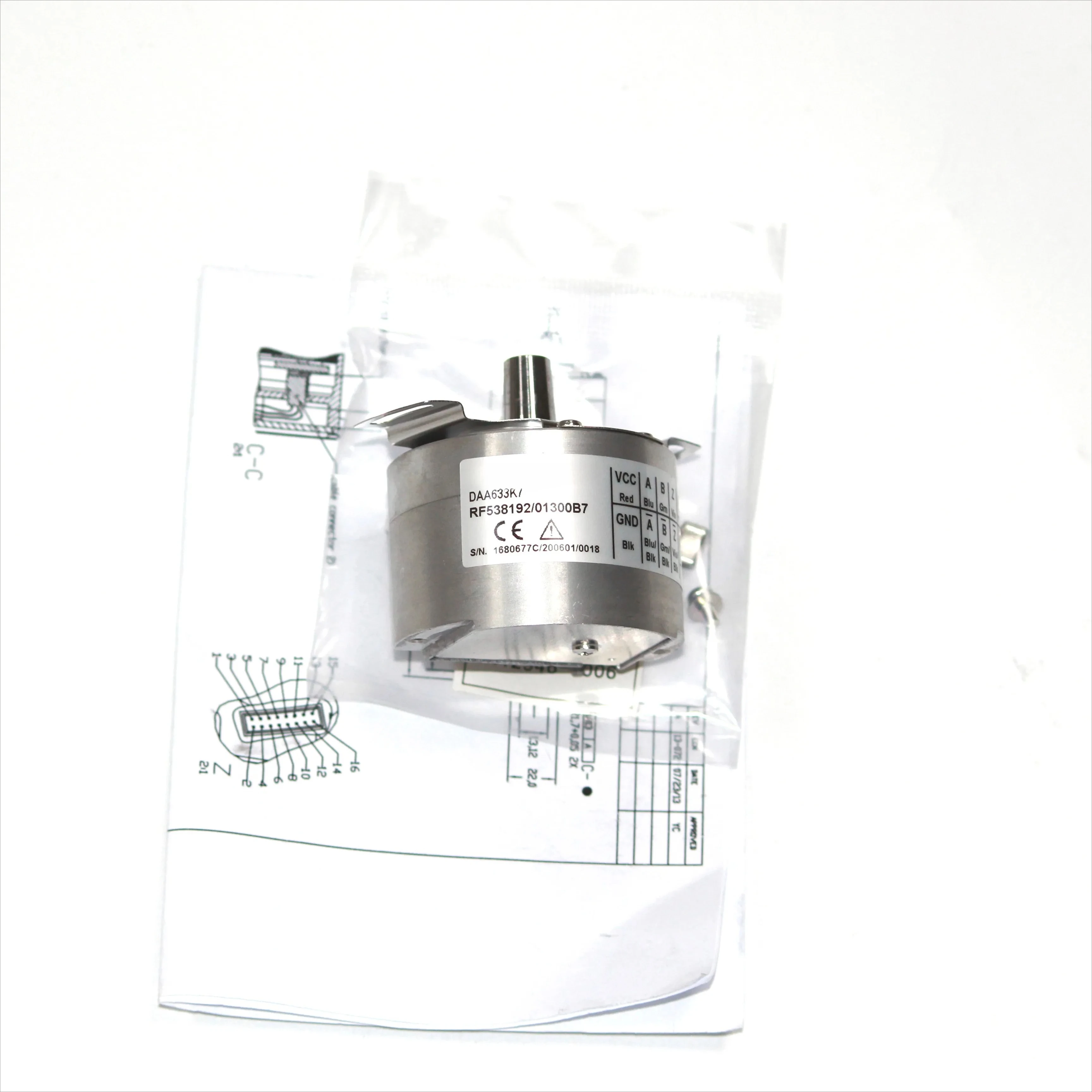 Elevator Escalator Spare Parts Rotary Encoder DAA633K7 RF538192/01300B7