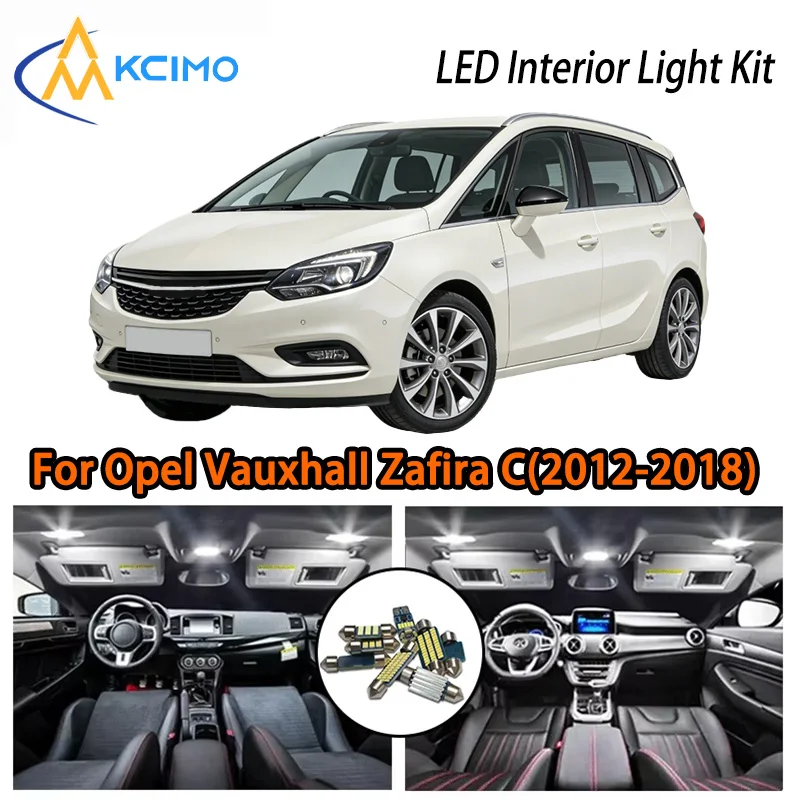 

KCIMO For Opel Vauxhall Zafira C(2012-2018) Premium LED Interior Kit - 2 Colors , Quick Installation, Long-Lasting