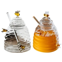 Honeys Jar Beehives-shaped Jams Jar Honeycombs with for Kitchens