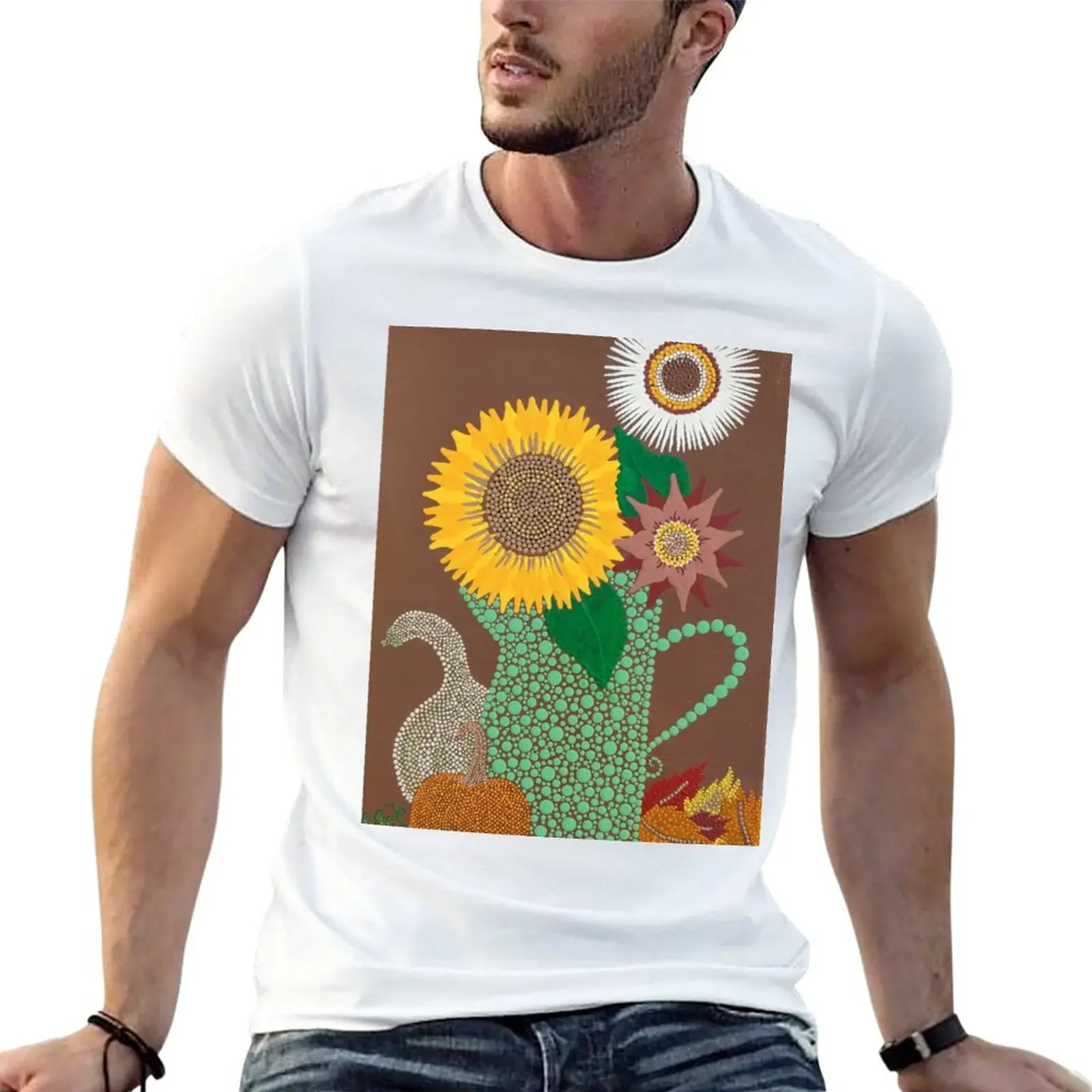 

Fall Centerpiece T-Shirt cute tops kawaii clothes funnys summer top Men's t shirts