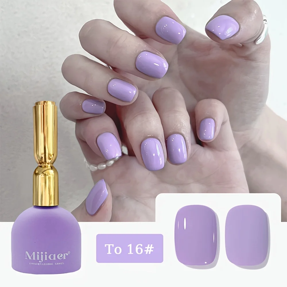 [Esmalte de uñas morado claro] Esmalte de uñas morado claro | Brillo duradero sin alcohol, regalo perfecto para Halloween, Navidad