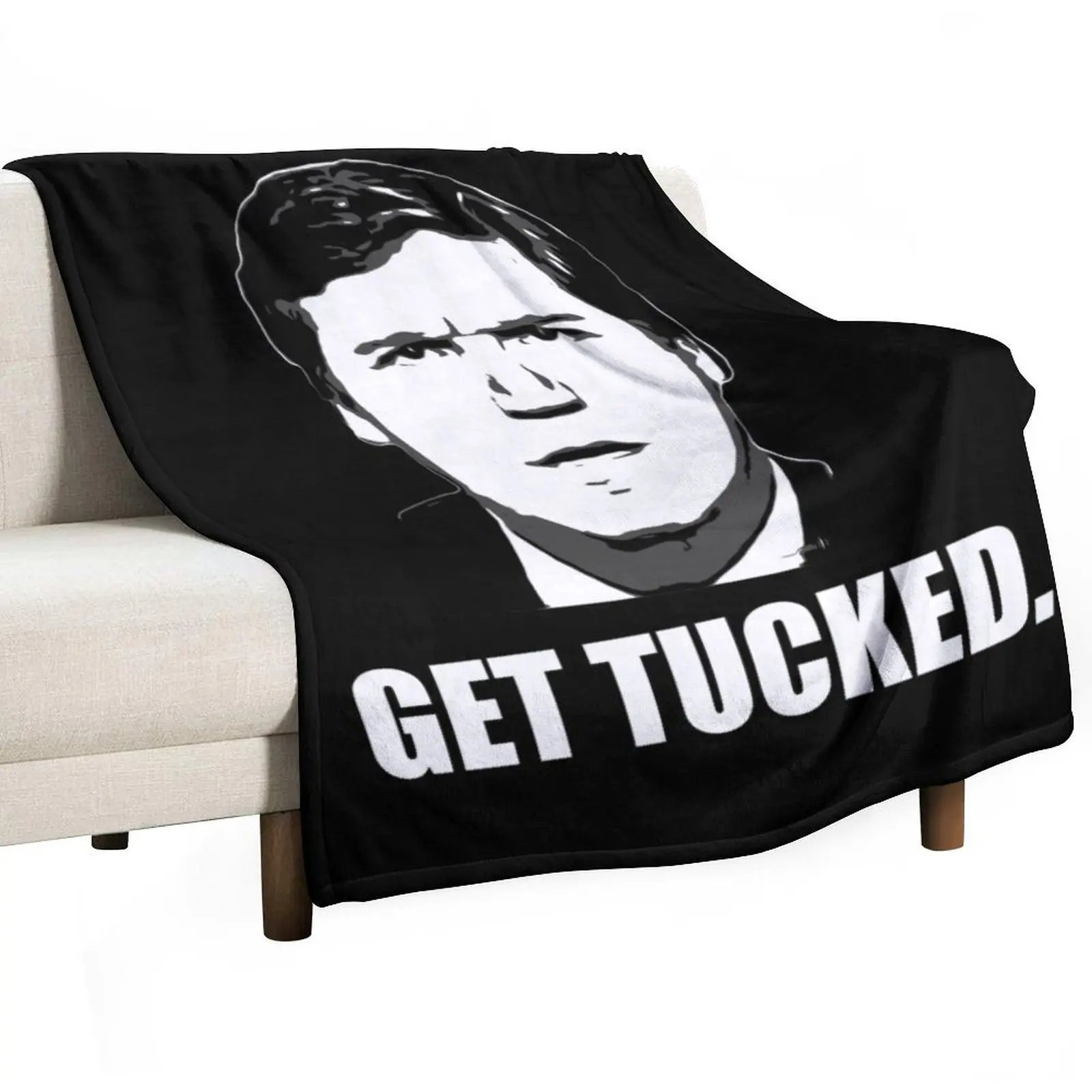 Tucker Carlson Fox News Throw Blanket Beach Fashion Sofas Blankets