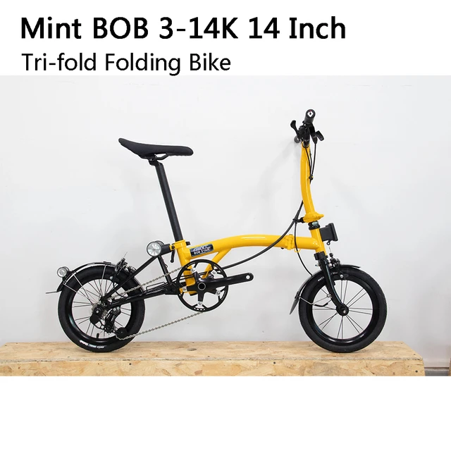 ミントボブ3-14k14インチ三つ折り折りたたみ自転車 - AliExpress 18