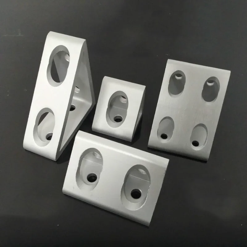 Corner Extrusion Connector, 2040 Angle Code 3030 Triangle Block, Right Angle, CNC Processing, 2020