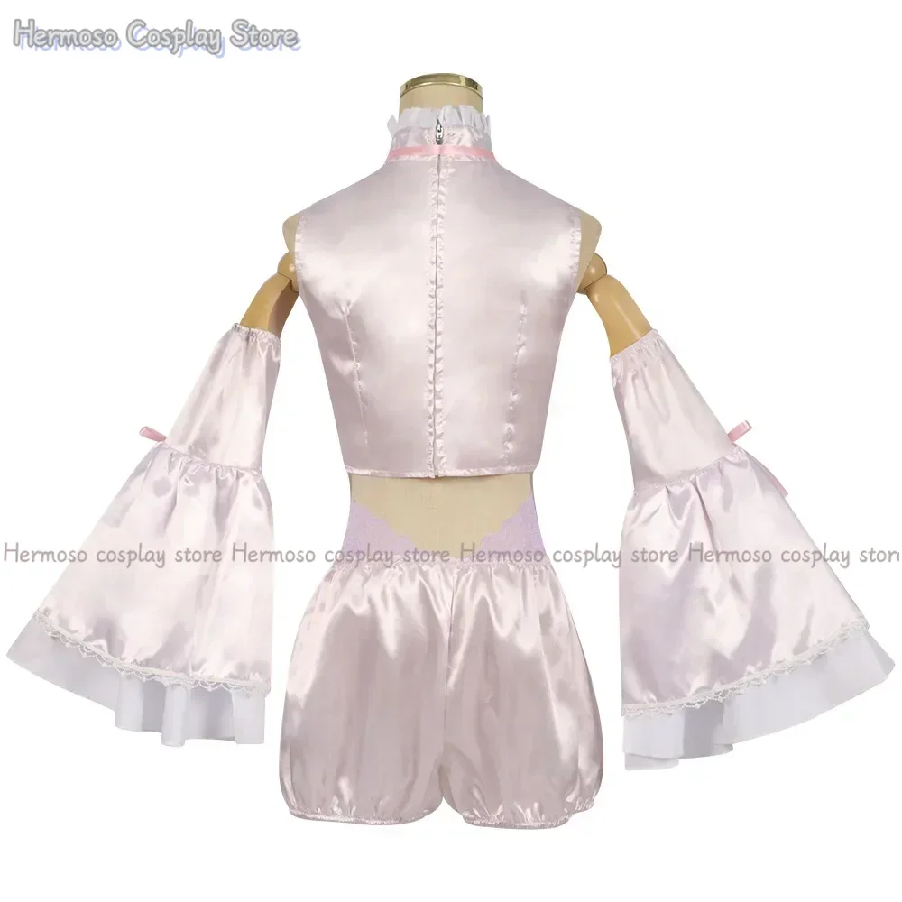 Byakuya Mimori Cosplay Costume Wig Anime MahoAku The Magical Girl and the Evil Lieutenant Used to Be Archenemies Sexy Uniform